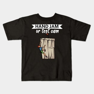 Hand jam or test cam Kids T-Shirt